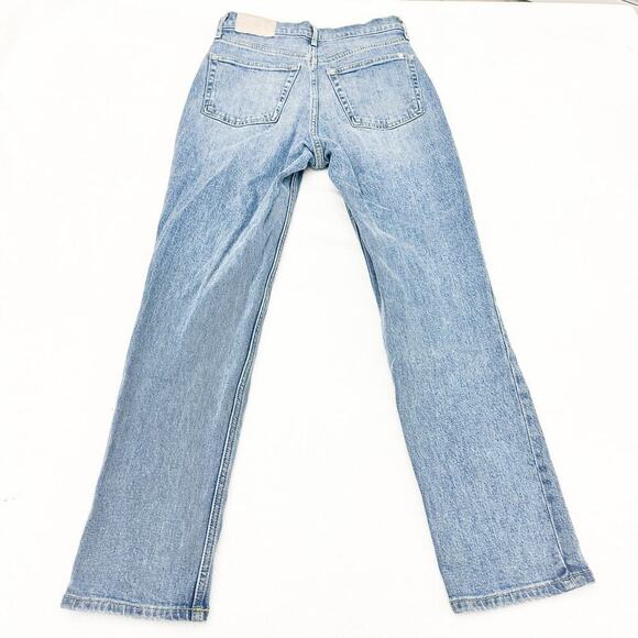 Everlane The Orginal Cheeky jean Organic Cotton Light Denim Jeans Size 24 Crop - Picture 3 of 9